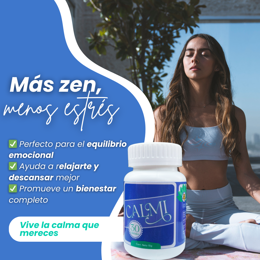 CALMI VITAMINA NATURAL PARA EL ESTRÉS Y ANSIEDAD